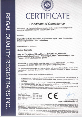 CE Certificate
