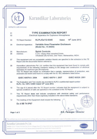 Enclouser Certificate